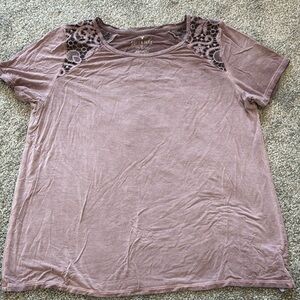 American Eagle soft and sexy tee size large purple